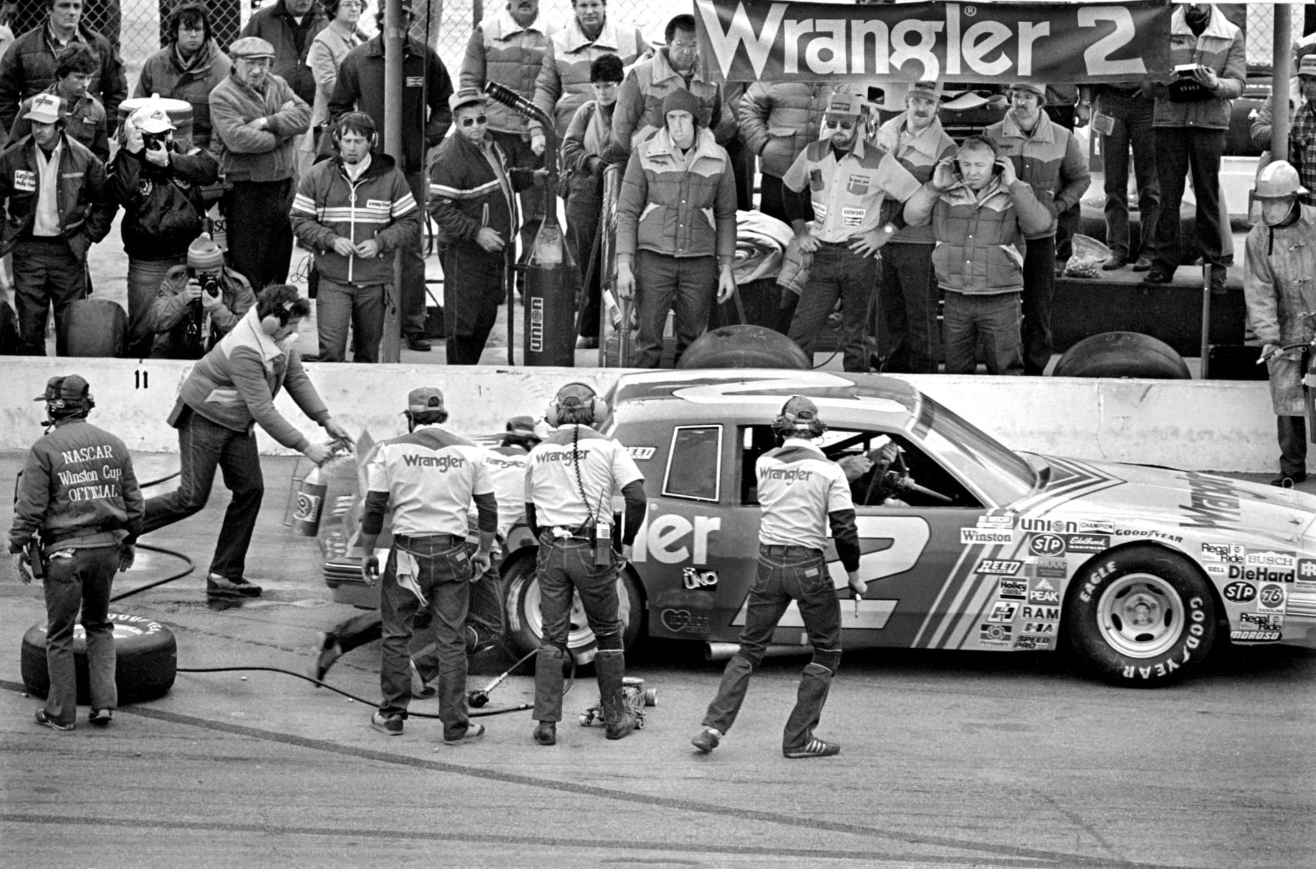 Dale Earnhardt Sr. before the 1980 Firecracker 400 at Daytona International Speedway. Source: Getty